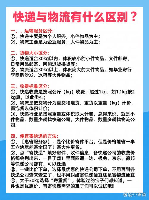 快递公司与物流公司的区别