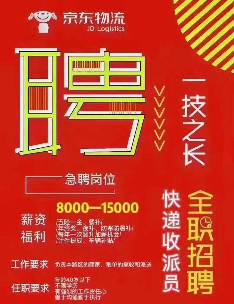 铜川京东快递员招聘信息