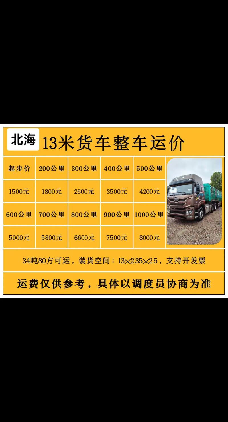 北海英姐物流公司电话